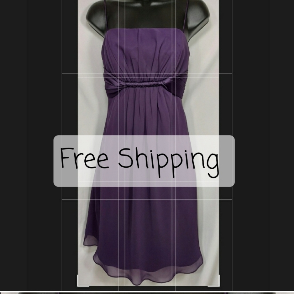 Purple Cocktail Dress